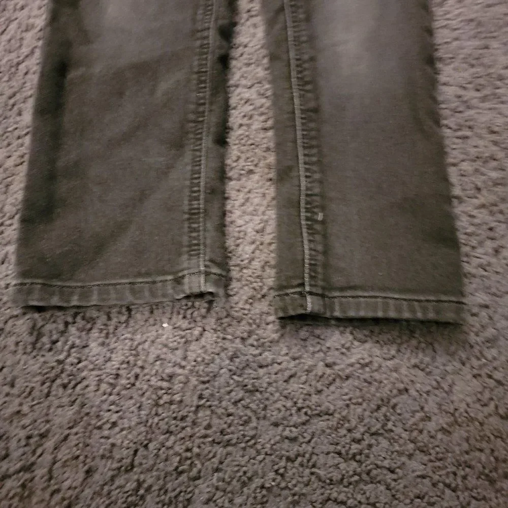 Wonder Nation Girls Black High Rise Pockets Slim Denim Skinny Jeans Size 8